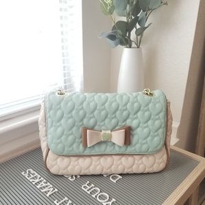 Betsey Johnson shoulder bag with bow